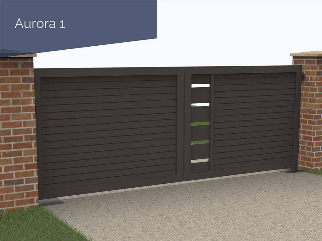 Alugate Aurora 1 bespoke gates