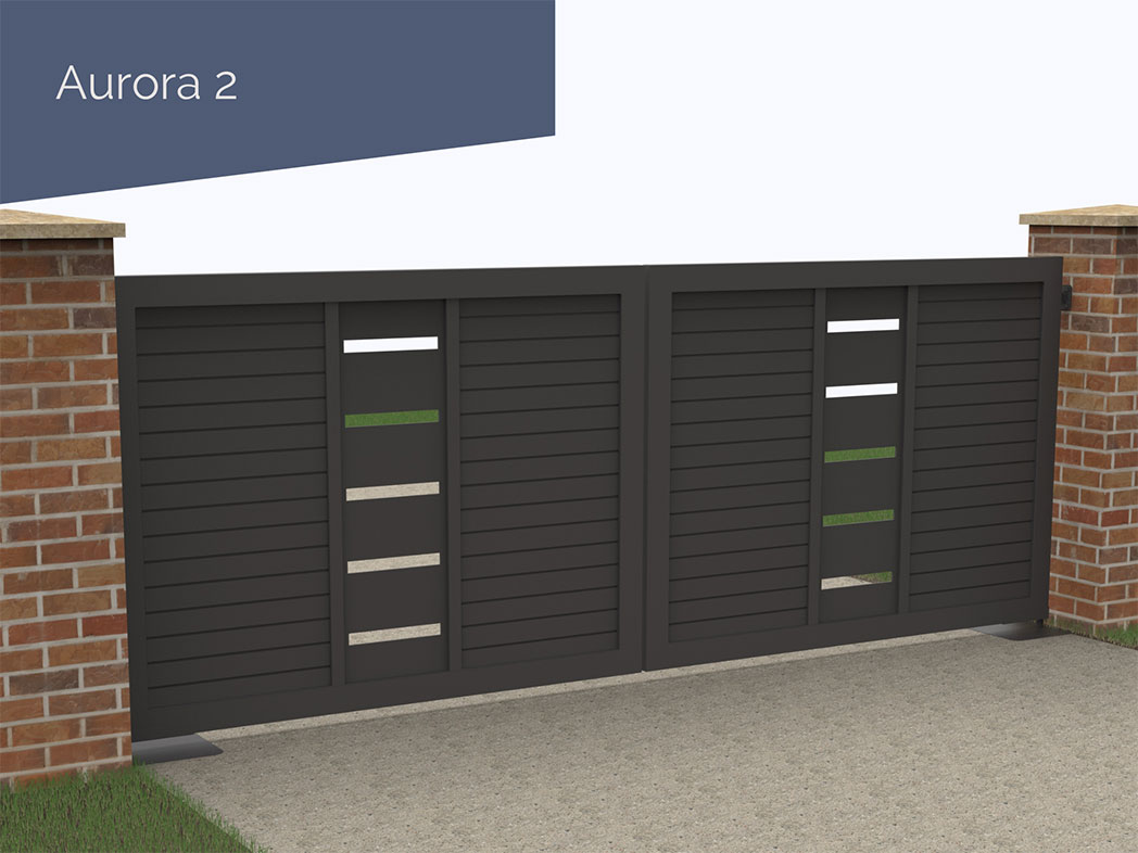 Alugate Aurora 2 bespoke gates