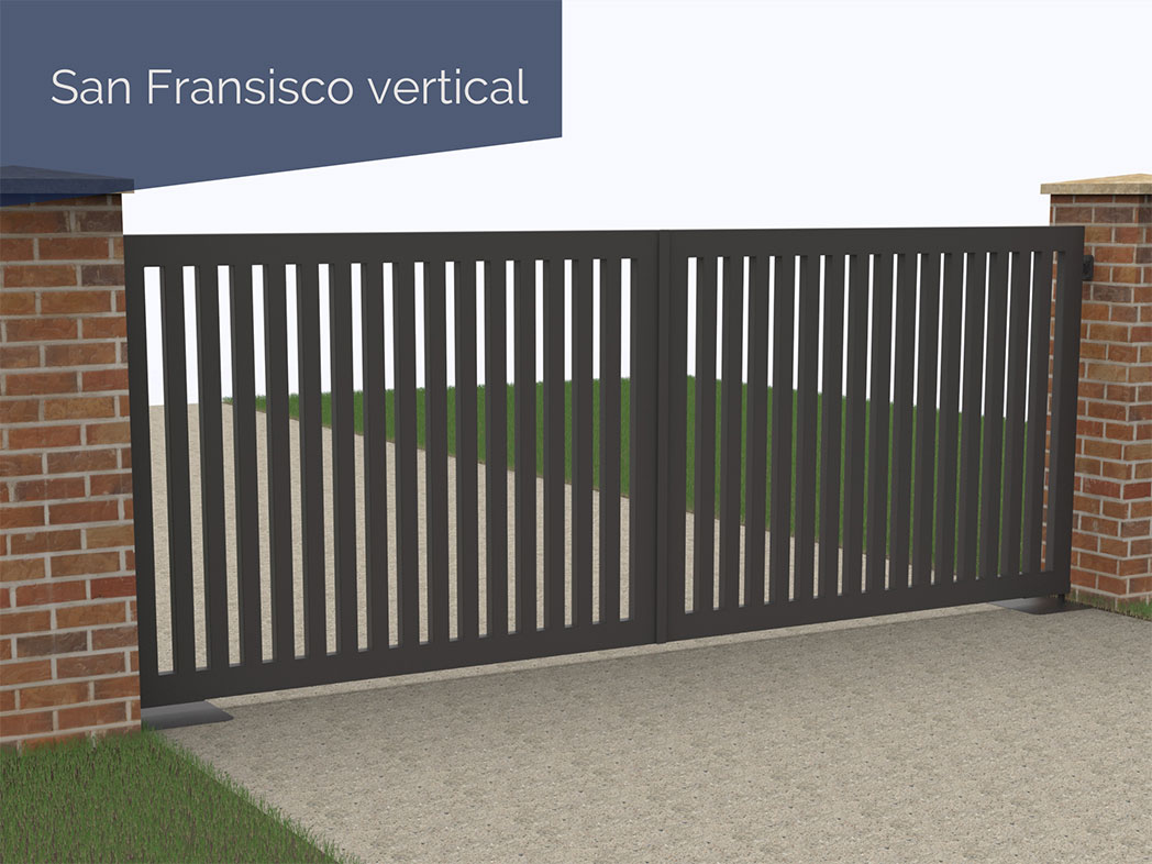 Alugate San Fransisco vertical bespoke gates
